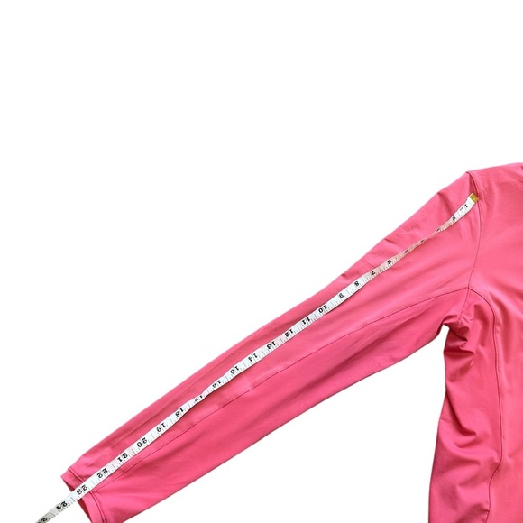 PETER MILLAR WOMEN'S SUN PROTECTION LONG SLEEVE 1/4 ZIP TOP GOLF PINK SMALL NEW - Picture 5 of 14